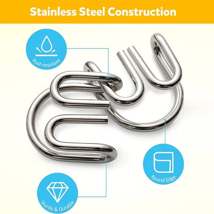 🔥Last Day Promotion 49% OFF-Metal Puzzle Ring,Educational intellectual Toys IQ Toys,Metal Brain teaser Puzzles